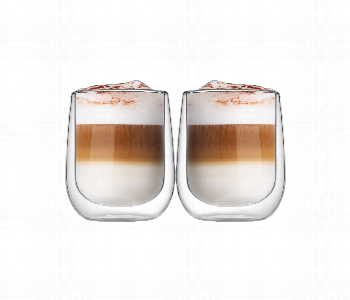 Express Delivery - Avci Home Maker ADW7310 Borosilicate Double Wall Glass Cup 100ml 2 Piece Set - ID 7142284