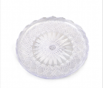 Express Delivery - Crystal Round Plate 24cm Q Pac 5 Piece Package - ID 7142393