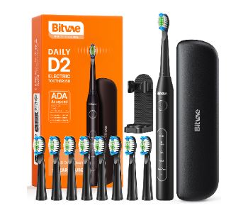 Express Delivery - Bitvae  D2  Electric  Toothbrush   Black - ID 7142440