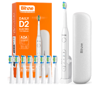 Express Delivery - Bitvae   D2  Electric  Toothbrush  White - ID 7142442