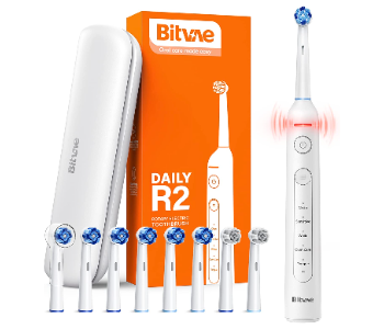 Express Delivery - Bitvae R2  Rotating Electric Toothbrush White - ID 7142446