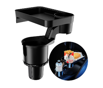 Express Delivery - 3 in 1 Car Cup Holder Expander and Tray  Multifunctional Car Tray - ID 7142484