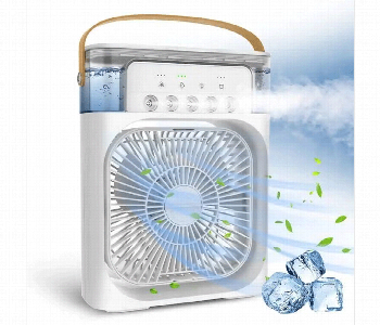 Express Delivery - Mini Evaporative Air Cooler With 7 Colors LED Light Timer 3 Wind Speeds - ID 7142565