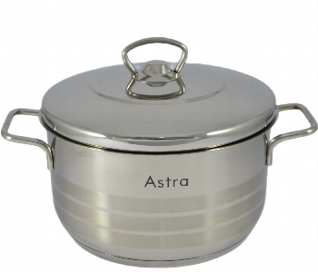 Express Delivery - Astra AS1032 Casserole 32 x 18.5cm Stainless Steel 14.8 Litre - ID 7142594