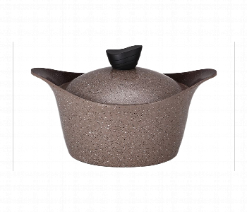 Express Delivery - Badreig Lahoya BD CR 24 CH Chocolate Casserole 24cm 4.2 Litre Granite - ID 7142637