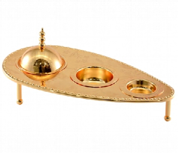 Express Delivery - Avci Home Maker C T111702 4 Pieces Tray with Stand Gold - ID 7142675