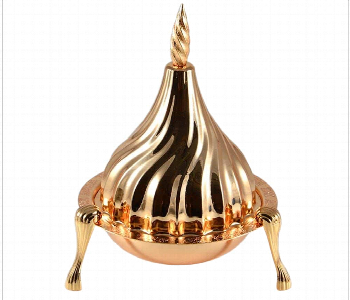 Express Delivery - Avci Home Maker C T21404 Footed Date Bowl Small 12.5 x 12.5 cm Gold - ID 7142683