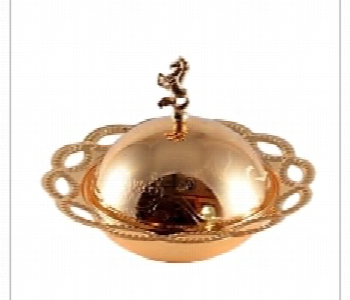 Express Delivery - Avci Home Maker C T21002 TZ210 Serving Bowl Gold Medium 18.2 cm - ID 7142689