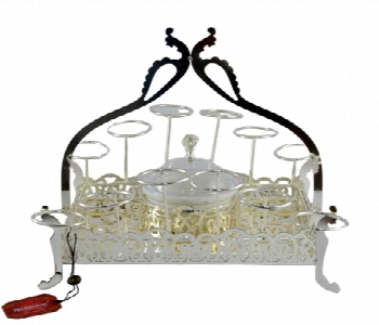 Express Delivery - Avci Home Maker 25 CH03 S GAWA Cup Holder Silver 31x21cm - ID 7142694