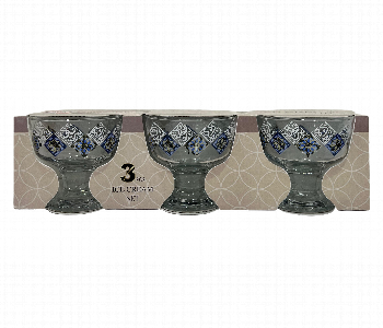 Express Delivery - Avci Home Maker AY DES55 03 Destina Ice Cream Glasses 285cc 3 Pieces Set - ID 7142764
