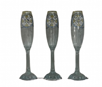 Express Delivery - Avci Home Maker AY EMP541 01 Empire Goblet 220cc 3 Pieces Set DS 01 - ID 7142778