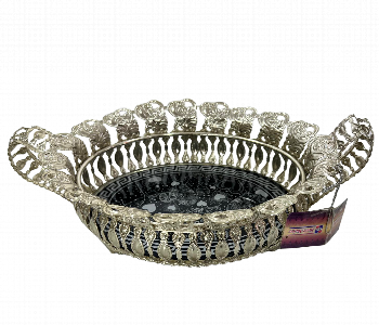 Express Delivery - Avci Home Maker MX AYB096A. Verony Candy Altin Silver Tray - ID 7142796