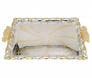 Express Delivery - Avci Home Maker WJ T1720 2 Pieces Rectangular Tray Set Large 49x35 cm and Medium 42x30 cm - ID 7142812