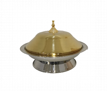 Express Delivery - Avci Home Maker RRK W S 40 G Round Koozy with Stand Gold 40cm - ID 7142867