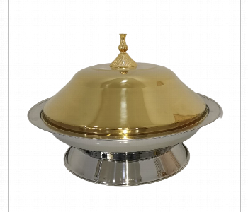 Express Delivery - Avci Home Maker R RK W S 50 G Round Koozy with Stand Gold 50 cm - ID 7142869