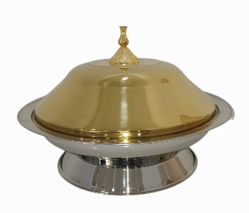 Express Delivery - Avci Home Maker R RK W S 55 G Round Koozy With Stand Gold 55 cm - ID 7142870