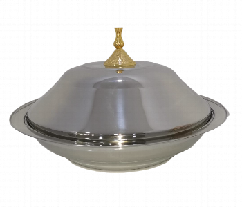 Express Delivery - Avci Home Maker R RK 55 S Round Koozy Tray Silver 55 cm - ID 7142886