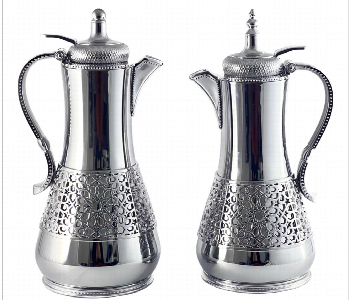 Express Delivery - Avci Home Maker SI KCT S Flask 0.75 and 1.0 Litre KCT Silver 2 Pieces Set - ID 7142891