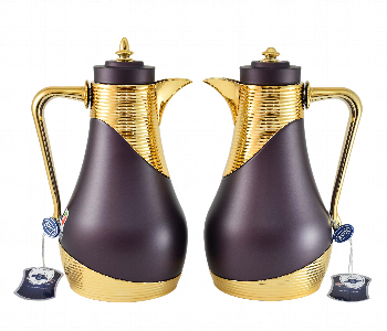 Express Delivery - Avci Home Maker C SI RL MPPG Flask 1 and 1 Litre RL Matte Purple Gold 2 Pieces Set - ID 7142899