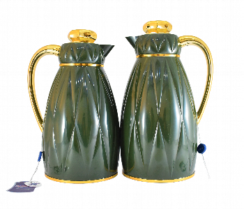 Express Delivery - Avci Home Maker C SI NAB GNG Flask 1 and 1.30 Litre NAB Green Gold 2 Pieces Set - ID 7142901