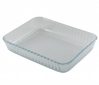 Express Delivery - Avci Home Maker AV1 6572 2.6 Litre Glass Rectangular Baking Dish - ID 7142916