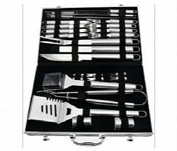 Express Delivery - 24Pcs BBQ Tools Set Portable Stainless Steel LX26 - ID 7142936