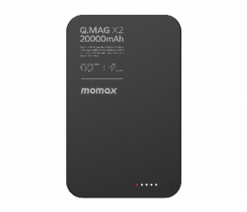 Express Delivery - MOMAX Q.MAG X2 20000mAh GEN2 MAGSAFE WIRELESS POWER BANK BLACK - ID 7143096