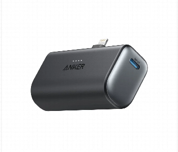 Express Delivery - ANKER BUILT IN LIGHTNING FOLDABLE CONNECTOR NANO POWER BANK 12W BUILT IN LIGHTNING CONNECTOR - ID 7143103