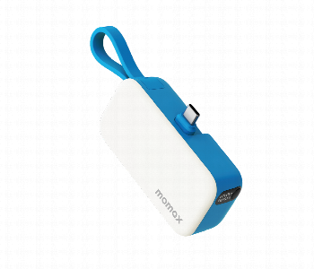 New Arrivals For MOMAX 1 POWER MINI 5000mAh 3IN1 POWER BANK WITH USB C PLUG BLUE - ID 7143107