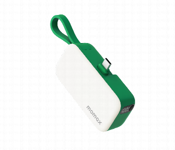 New Arrivals For MOMAX 1 POWER MINI 5000mAh 3IN1 POWER BANK WITH USB C PLUG GREEN - ID 7143110