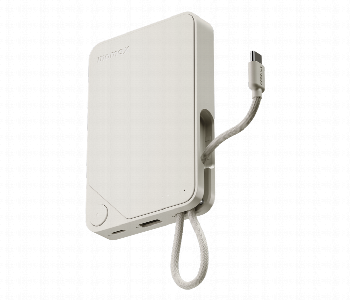 New Arrivals For MOMAX 1 POWER X 10000mAh POWER BANK WITH BUILT IN USB C CABLE WHITE - ID 7143112