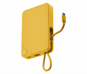 New Arrivals For MOMAX 1 POWER X 10000mAh POWER BANK WITH BUILT IN USB C CABLE YELLOW - ID 7143113