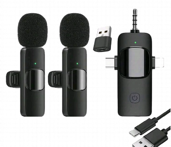 Express Delivery - Dual Wireless Lavalier Microphone System - ID 7143122