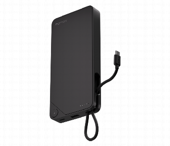 Express Delivery - MOMAX 1 POWER X 20000mAh POWER BANK WITH BUILT IN USB C CABLE BLACK - ID 7143128