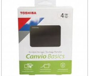 Express Delivery - TOSHIBA 4TB CANVIO EXTERNAL HDD - ID 7143346