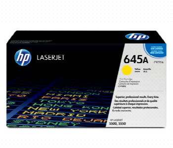 Express Delivery - HP 645A Yellow LaserJet Toner Cartridge C9732A Compatible with 5500 and 5550 Printer Series - ID 7143354