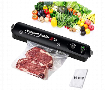 Express Delivery - Automatic Vacuum Sealer with 10 Vacuum Sealer Bags Upgraded Automatic Food Sealer Machine for Food Preservation - ID 7143362