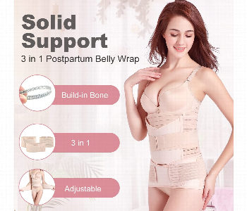 Express Delivery - 3 Pcs Pregnancy Belts After delivery C Section Corset Post Maternity Belt Support for Women - ID 7143504