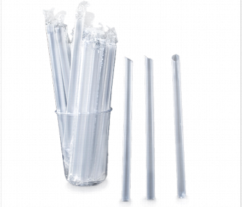 Express Delivery - Plastic Straw Wrapped Clear 12 Mm 100 Piece Package - ID 7143547