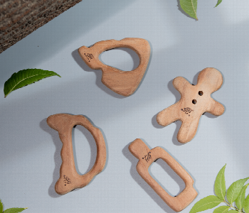 Express Delivery - Treats Neem Wood Teether for Babies Safe and Natural Teething Relief - ID 7143652