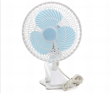 Express Delivery - R VIHAN 180MM Mini Clip Fan with 2 Speed Modes Portable Adjustable Desk Fan for Strong Wind and Cooling - ID 7143655