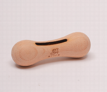 Express Delivery - Dumbbell with bell Natural Wooden Rattle Toy for Babies - ID 7143668