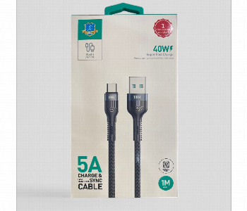 Express Delivery - HR 40W Super Fast Data Cable USB to Type C 1M - ID 7143686