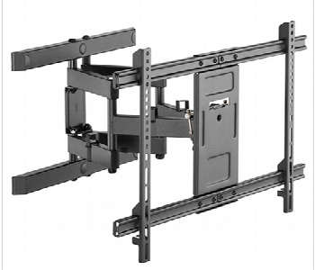 Express Delivery - SKILL TECH SH 6040P Solid Double Arm Full Motion TV Wall Mount for 37 to 80 Inch - ID 7143697