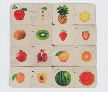 Express Delivery - Fruits Chunky Wooden Puzzles for learning - ID 7143702