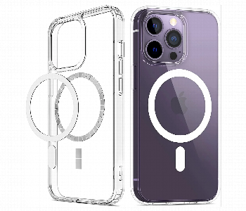 Express Delivery - MagSafe Clear Transparent Silicone Case for iPhone 11 Pro Max - ID 7143747