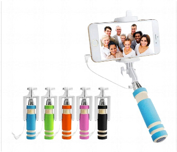 Express Delivery - Zoom MSS 852 Mini Selfie Stick With Auxiliary Cable Muticolor - ID 7143843