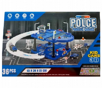 Express Delivery - Police Parking 36 Pieces Set Toy for Kids - ID 7143916