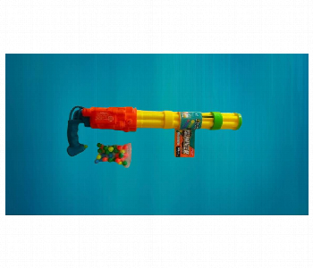 Express Delivery - Long Plastic Gun with Bullets for Kids Fun Play - ID 7143944