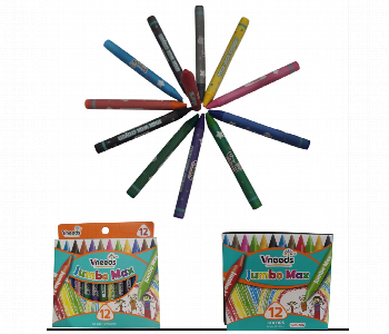 Express Delivery - Pack of 2 Crayons 12 Pcs Each Set for Kids and Adults - ID 7144099